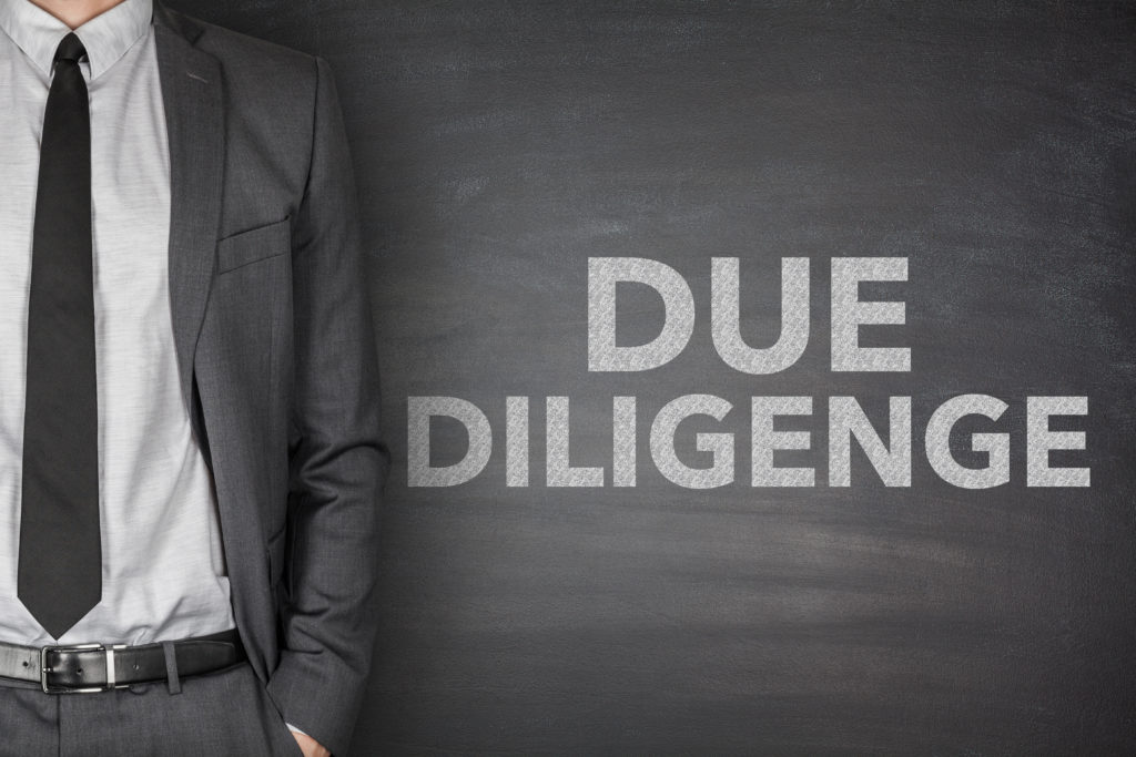 Completing Due Diligence
